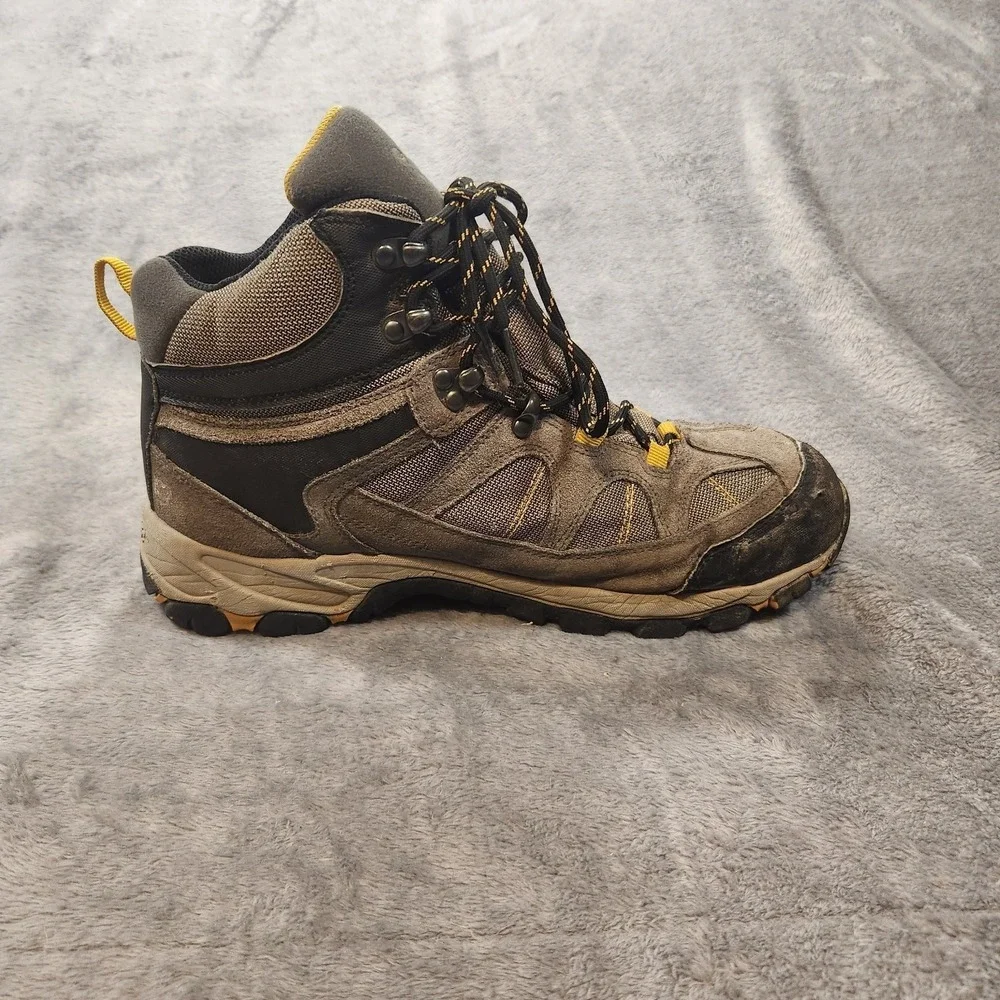 Hi-Tec Boots Mens 10.5 Gray Altitude Lite Waterproof Hiking Hi Tec Gorpcore - Picture 2 of 11